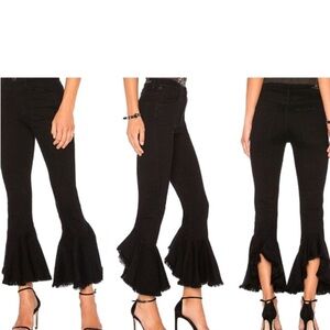 Citizens Of Humanity High Rise Drew Flounce Flare in Dark Blue/Black, Size 30